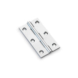 High quality image of Alexander & Wilks Heavy Pattern Solid Brass Cabinet Butt Hinge - Polished Chrome - 3" | Sku. aw075-ch-pc | Trade Door Handles.