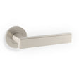 High quality image of Alexander & Wilks Jesper Lever on Rose-Satin Nickel | Sku. AW260SN | Trade Door Handles.