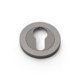 High quality image of Alexander & Wilks - Concealed Fix Escutcheon Euro Profile - Dark Bronze | Sku. aw390dbz | Trade Door Handles.