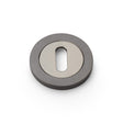 High quality image of Alexander & Wilks - Concealed Fix Escutcheon Standard Profile - Dark Bronze | Sku. aw391dbz | Trade Door Handles.