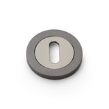 High quality image of Alexander & Wilks - Concealed Fix Escutcheon Standard Profile - Dark Bronze | Sku. aw391dbz | Trade Door Handles.