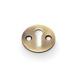 High quality image of Alexander & Wilks - Victorian Standard Profile Escutcheon - Antique Bronze | Sku. aw399abz | Trade Door Handles.