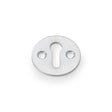High quality image of Alexander & Wilks - Victorian Standard Profile Escutcheon - Satin Chrome | Sku. aw399sc | Trade Door Handles.
