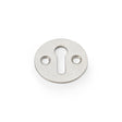 High quality image of Alexander & Wilks - Victorian Standard Profile Escutcheon - Satin Nickel | Sku. aw399sn | Trade Door Handles.