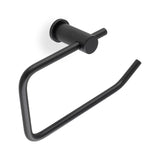 High quality image of Alexander & Wilks - Brunel Diamond Knurled Toilet Roll Holder - Matt Black | Sku. aw450bl | Trade Door Handles.