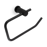 High quality image of Alexander & Wilks - Brunel Reeded Toilet Roll Holder-Black | Sku. aw452bl | Trade Door Handles.