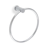High quality image of Alexander & Wilks - Brunel Reeded Towel Ring-Satin Brass Pvd | Sku. aw453sbpvd | Trade Door Handles.