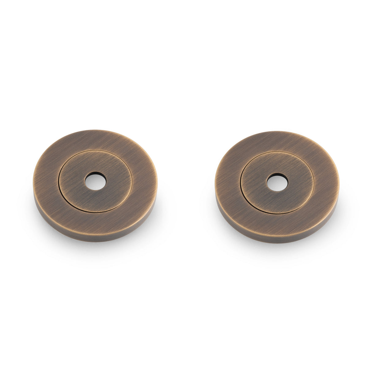 High quality image of Alexander & Wilks - Rose Packs to Suit Pull Handles - Dark Bronze | Sku. aw50rp-dbz | Trade Door Handles.