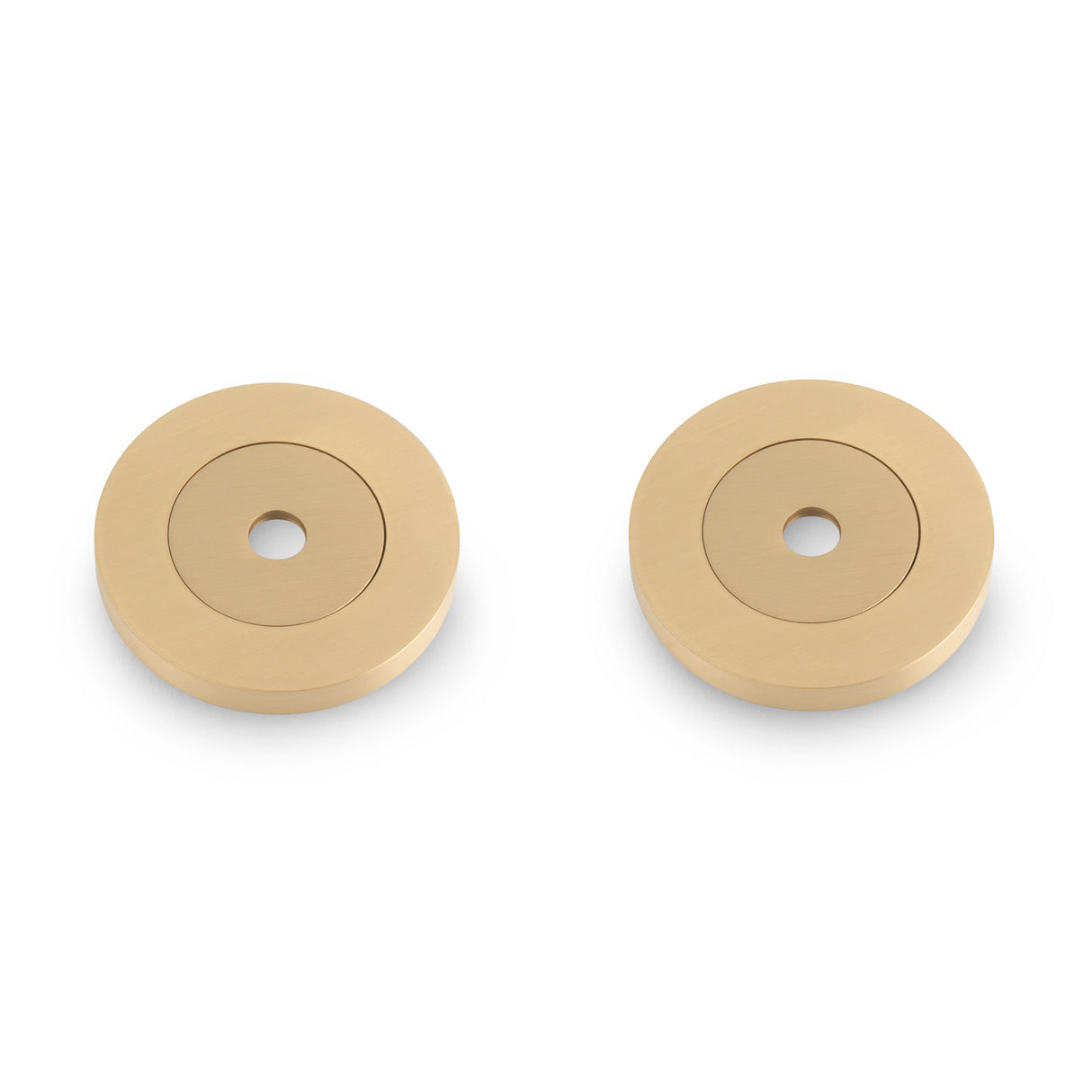 High quality image of Alexander & Wilks - Rose Packs to Suit Pull Handles - Satin Brass PVD | Sku. aw50rp-sbpvd | Trade Door Handles.