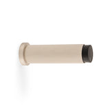 High quality image of Alexander & Wilks - Projection Cyl. Door stop Reeded 75X20mm Satin Nickel | Sku. aw602-75-sn | Trade Door Handles.