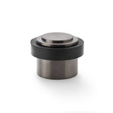 High quality image of Alexander & Wilks - Plain Floor Mounted Door Stop - Dark Bronze PVD | Sku. aw603dbzpvd | Trade Door Handles.