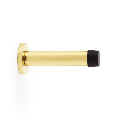 High quality image of Alexander & Wilks - Cylinder Projection Door Stop on Rose - Polished Brass Lacquered | Sku. aw616pbl | Trade Door Handles.