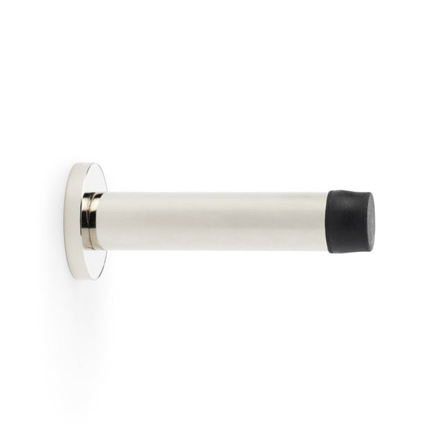 High quality image of Alexander & Wilks - Cylinder Projection Door Stop on Rose - Polished Nickel | Sku. aw616pn | Trade Door Handles.