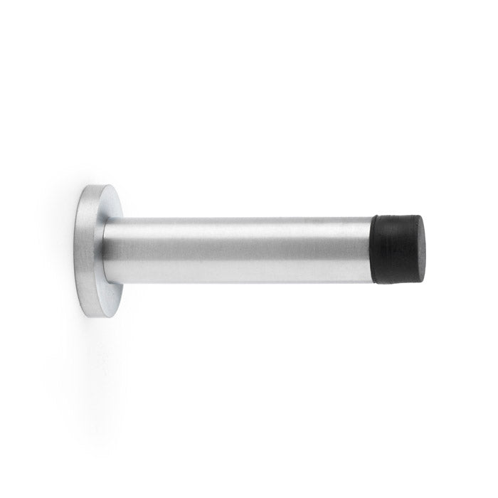 High quality image of Alexander & Wilks - Cylinder Projection Door Stop on Rose - Satin Chrome | Sku. aw616sc | Trade Door Handles.