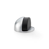 High quality image of Alexander & Wilks - Shield Floor Mounted Door Stop - Satin Chrome | Sku. aw631sc | Trade Door Handles.