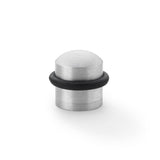 High quality image of Alexander & Wilks - Dome Top Floor Mounted Door Stop - Satin Chrome | Sku. aw638sc | Trade Door Handles.