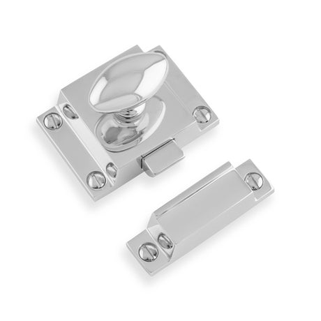 This is an image of Alexander & Wilks - Cupboard Latch-Polished Chrome available to order from Trade Door Handles in Kendal, quick delivery and discounted prices.