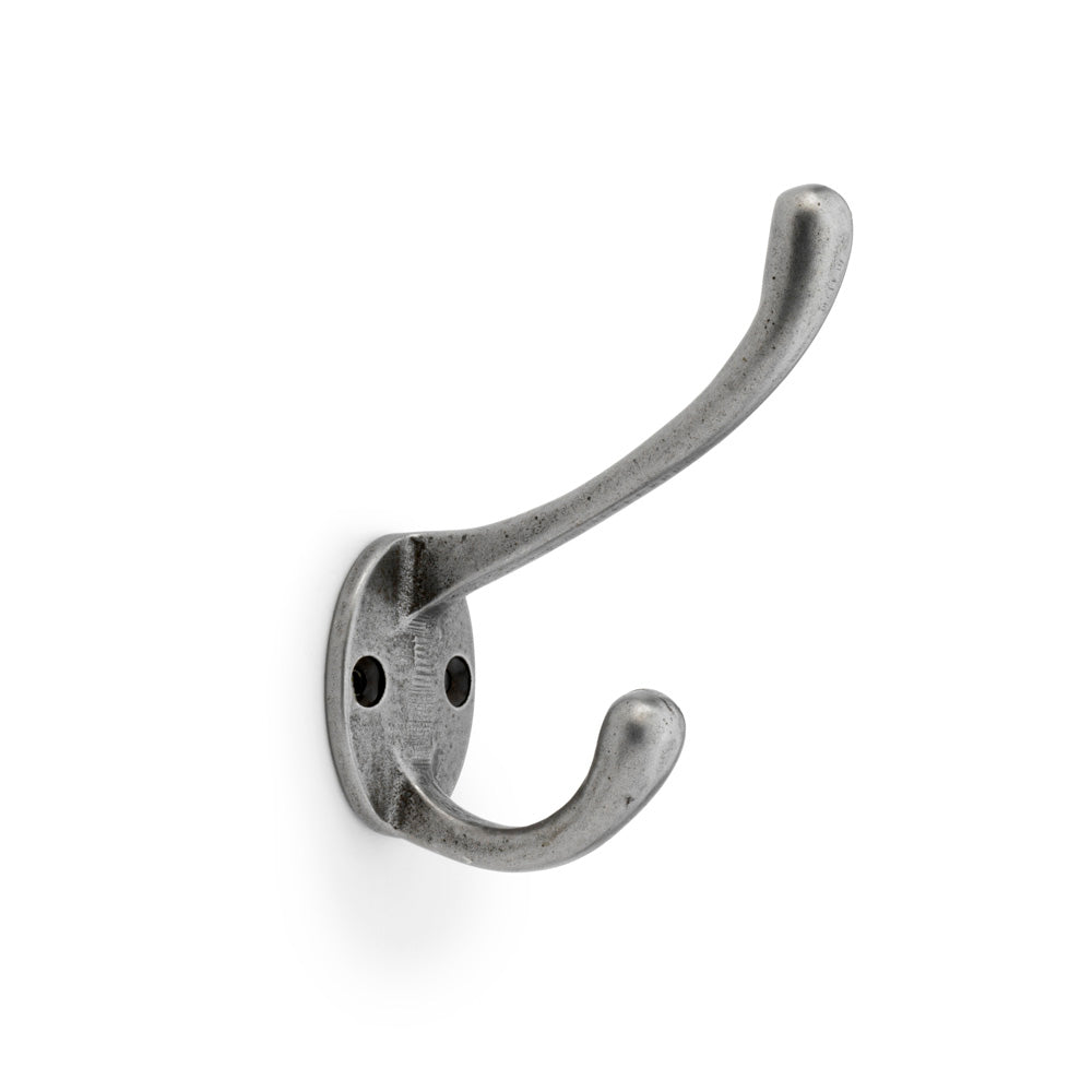 High quality image of Alexander & Wilks - Victorian Hat and Coat Hook - Antique Iron | Sku. aw770ai | Trade Door Handles.