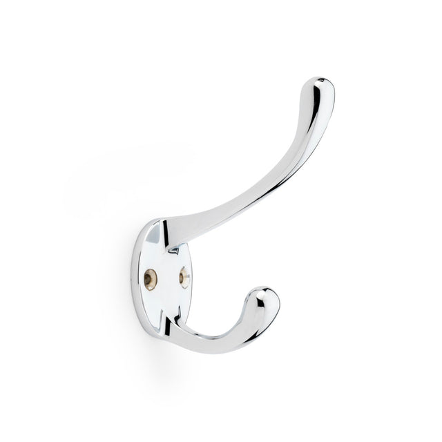 High quality image of Alexander & Wilks - Victorian Hat and Coat Hook - Polished Chrome | Sku. aw770pc | Trade Door Handles.