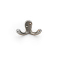High quality image of Alexander & Wilks - Victorian Double Robe Hook - Antique Iron | Sku. aw773ai | Trade Door Handles.