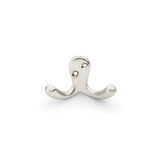 High quality image of Alexander & Wilks - Victorian Double Robe Hook - Satin Nickel | Sku. aw773sn | Trade Door Handles.