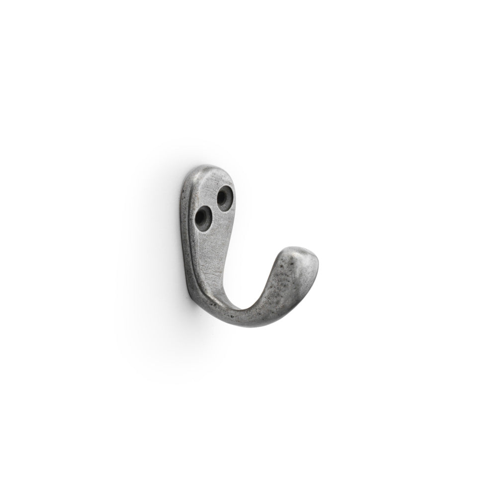 High quality image of Alexander & Wilks - Victorian Single Robe Hook - Antique Iron | Sku. aw774ai | Trade Door Handles.