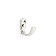 High quality image of Alexander & Wilks - Victorian Single Robe Hook - Polished Nickel | Sku. aw774pn | Trade Door Handles.