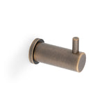 High quality image of Alexander & Wilks - Brunel Plain Coat Hook Antique Brass | Sku. aw777ab | Trade Door Handles.