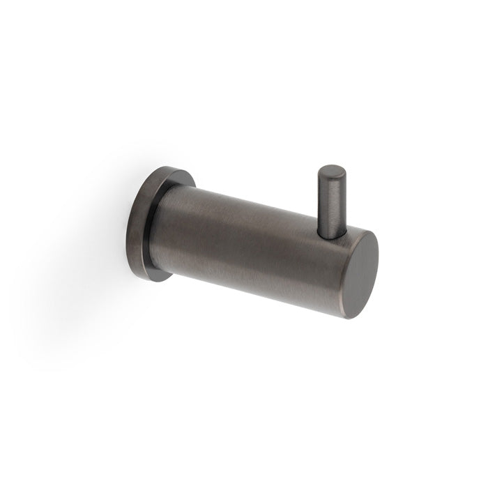 High quality image of Alexander & Wilks - Brunel Plain Coat Hook Dark Bronze Pvd | Sku.AW777DBZPVD | Trade Door Handles.