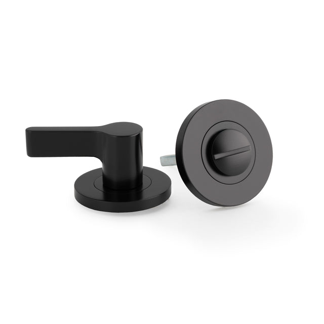 High quality image of Alexander & Wilks Accessible Thumbturn and Emergency Release-Black-Without Indicator | Sku. AW798BL | Trade Door Handles.