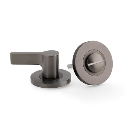 High quality image of Alexander & Wilks Accessible Thumbturn and Emergency Release-Dark Bronze PVD-Without Indicator | Sku. AW798DBZPVD | Trade Door Handles.