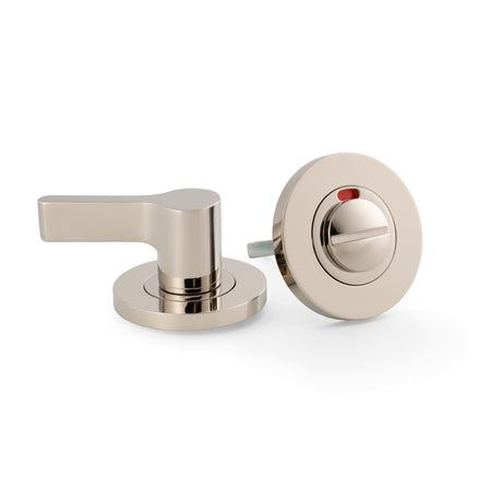 High quality image of Alexander & Wilks - Accessible Thumbturn And Emergency Release-Polished Nickel Pvd | Sku.AW799PNPVD | Trade Door Handles.