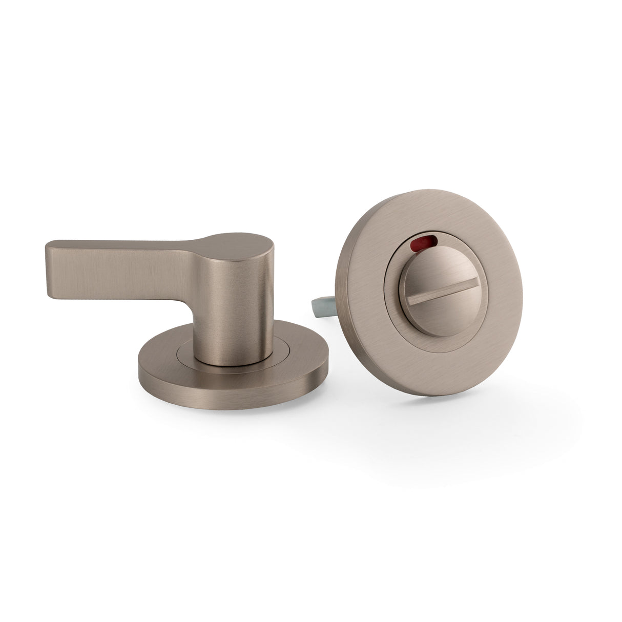 High quality image of Alexander & Wilks - Accessible Thumbturn And Emergency Release-Satin Nickel | Sku.AW799SN | Trade Door Handles.