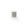 High quality image of Alexander & Wilks Brunel Knurled Cylinder Cupboard Knob - Polished Nickel - 20mm | Sku. aw800-20-pn | Trade Door Handles.