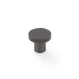 High quality image of Alexander & Wilks Hanover Knurled Circular Cupboard Knob-Dark Bronze-30mm Dia. | Sku. AW802-30-DBZ | Trade Door Handles.
