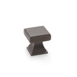 High quality image of Alexander & Wilks Jesper Square Cupboard Knob - Dark Bronze PVD | Sku. aw806-30-dbzpvd | Trade Door Handles.