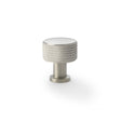 High quality image of Alexander & Wilks Lucia Knurled Cupboard Knob - Satin Nickel - 29mm | Sku. aw807k-29-sn | Trade Door Handles.