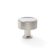 High quality image of Alexander & Wilks - Lucia Knurled Cabinet Knob 35mm Polished Nickel | Sku.AW807K-35-PNPVD | Trade Door Handles.