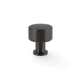 High quality image of Alexander & Wilks Lucia Plain Cabinet Knob-Dark Bronze PVD-29mm Dia. | Sku. AW807P-29-DBZPVD | Trade Door Handles.