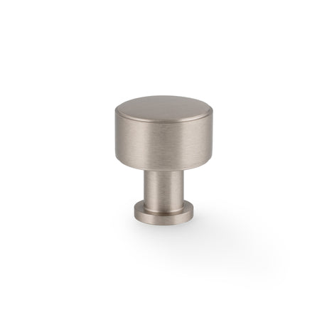 High quality image of Alexander & Wilks Lucia Plain Cabinet Knob-Satin Nickel-29mm Dia. | Sku. AW807P-29-SN | Trade Door Handles.