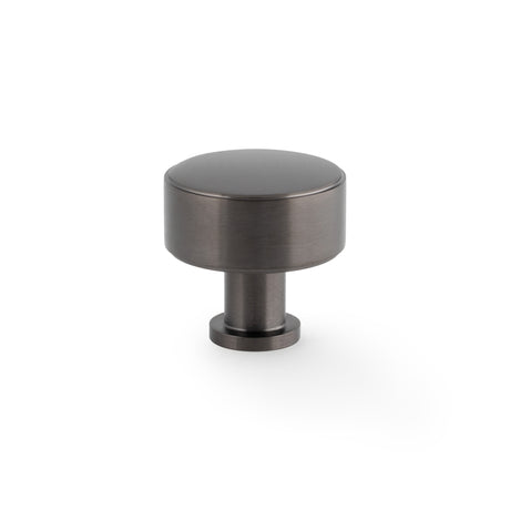 High quality image of Alexander & Wilks Lucia Plain Cabinet Knob-Dark Bronze PVD-35mm Dia. | Sku. AW807P-35-DBZPVD | Trade Door Handles.