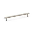 High quality image of Alexander & Wilks Crispin Knurled T-bar Cupboard Pull Handle - Satin Nickel - Centres 224mm | Sku. aw809-224-sn | Trade Door Handles.