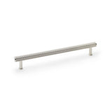 High quality image of Alexander & Wilks Crispin Reeded T-bar Cupboard Pull Handle - Polished Nickel - 224mm | Sku. aw809r-224-pn | Trade Door Handles.