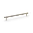 High quality image of Alexander & Wilks Crispin Reeded T-bar Cupboard Pull Handle - Satin Nickel - 224mm | Sku. aw809r-224-sn | Trade Door Handles.