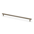 High quality image of Alexander & Wilks Crispin Reeded T-bar Cupboard Pull Handle--448mm Centres - Antique Brass | Sku. AW809R-448-AB | Trade Door Handles.