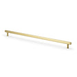High quality image of Alexander & Wilks Crispin Reeded T-bar Cupboard Pull Handle-Satin Brass PVD-448mm Centres | Sku. AW809R-448-SBPVD | Trade Door Handles.