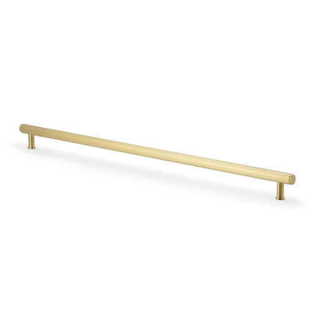 High quality image of Alexander & Wilks Crispin Reeded T-bar Cupboard Pull Handle-Satin Brass PVD-448mm Centres | Sku. AW809R-448-SBPVD | Trade Door Handles.