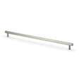 High quality image of Alexander & Wilks Crispin Reeded T-bar Cupboard Pull Handle-Satin Nickel-448mm Centres | Sku. AW809R-448-SN | Trade Door Handles.