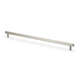 High quality image of Alexander & Wilks Crispin Reeded T-bar Cupboard Pull Handle-Satin Nickel-448mm Centres | Sku. AW809R-448-SN | Trade Door Handles.