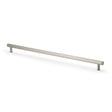 High quality image of Alexander & Wilks Crispin Knurled T-bar Cupboard Pull Handle-Satin Nickel-448mm c/c | Sku. AW809-448-SN | Trade Door Handles.